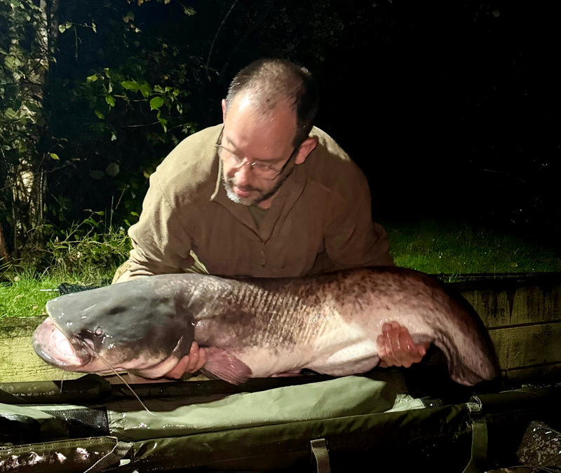 50lb 3oz Catfish caught by Michael M. at Lodge Lake